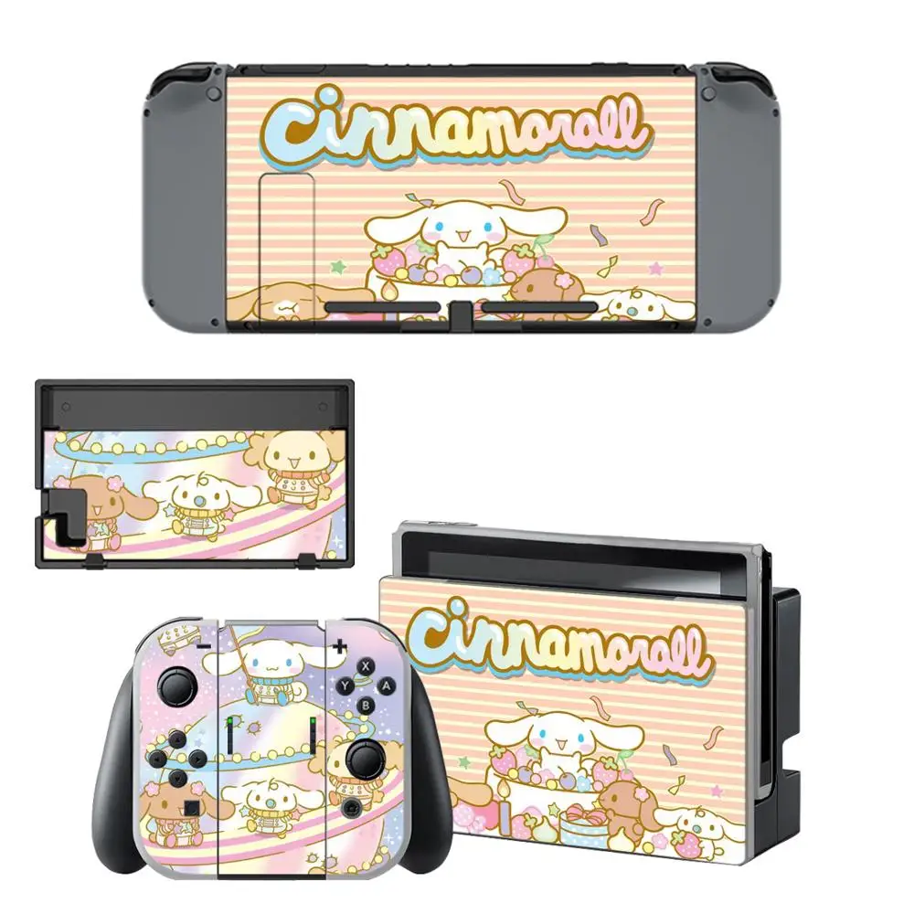Cinnamoroll виниловая наклейка на переключатель для nintendo Switch полный набор лицевой