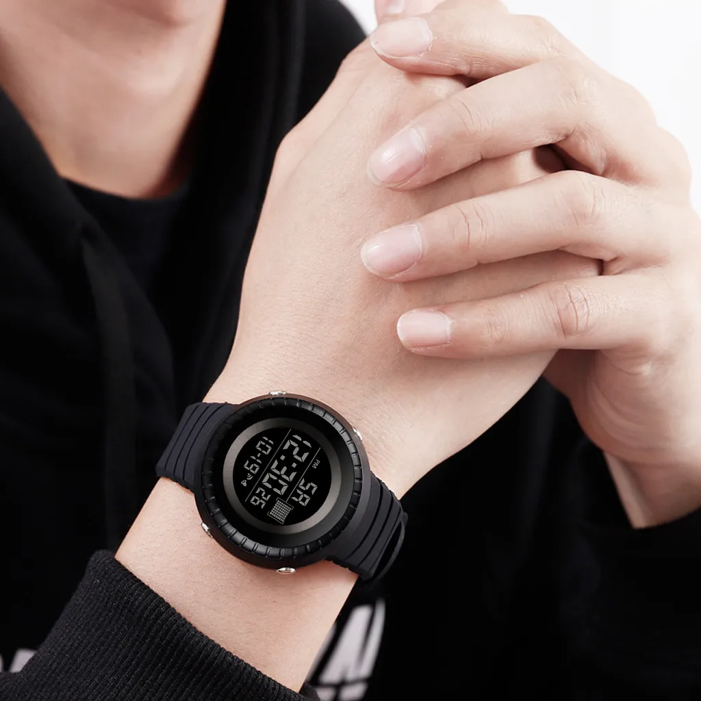 Reloj Депортиво Хомбре часы Для мужчин Роскошные Для мужчин s Для женщин цифровой светодиодный часы Дата Спорт на открытом воздухе электронные водонепроницаемые часы