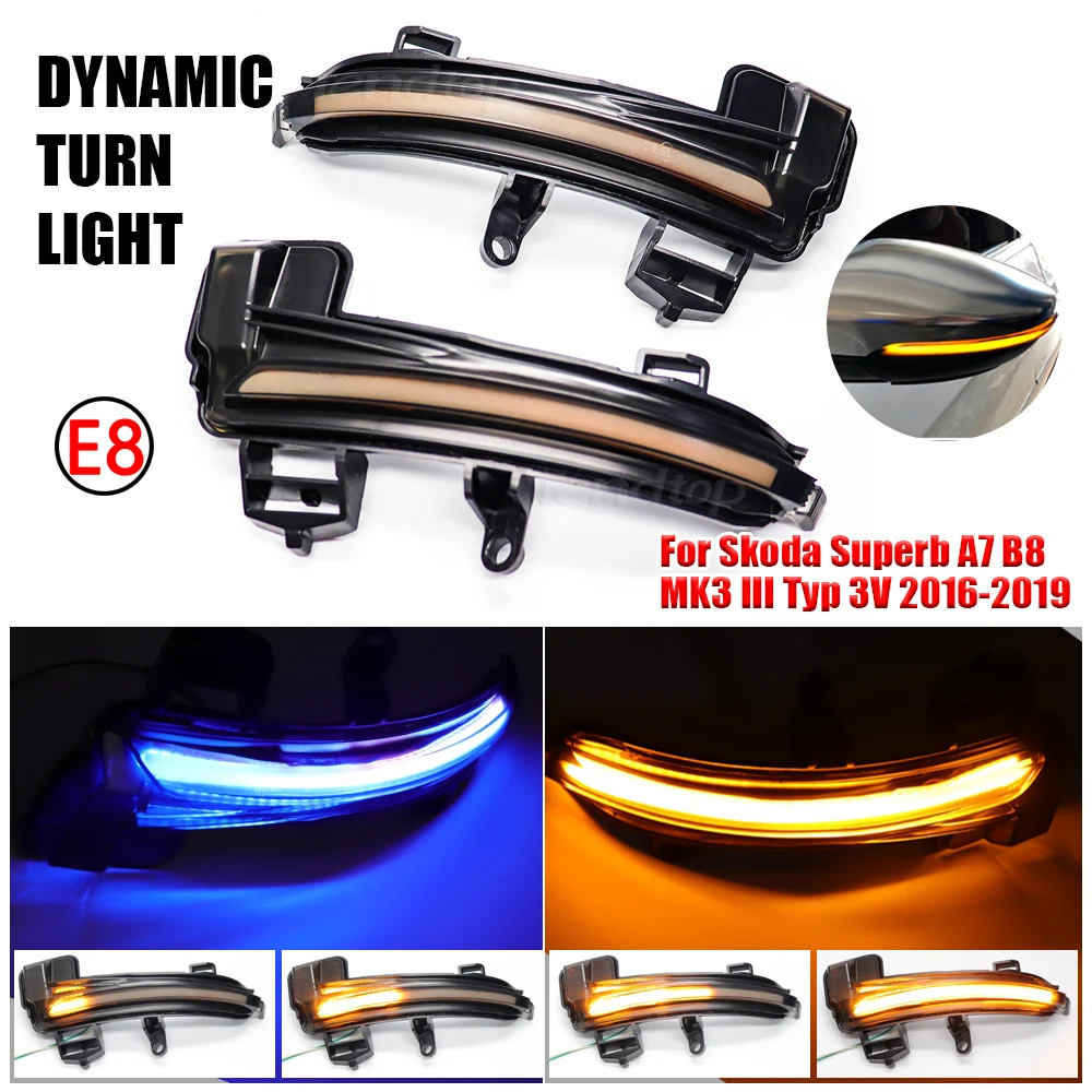 Динамический мигалка светодиодный течет сигнальные фары аксессуары для