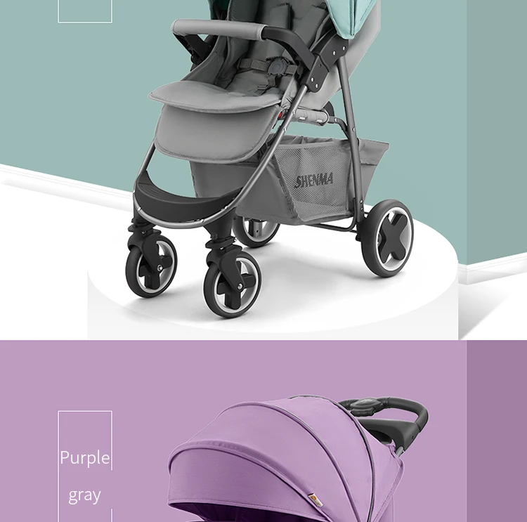 Baby stroller children's lightweight folding umbrella car newborn can sit reclining baby portable shock absorber trolley