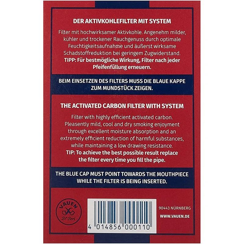 Фильтры для труб из активированного угля 100 шт.|Аксессуары сигар| |