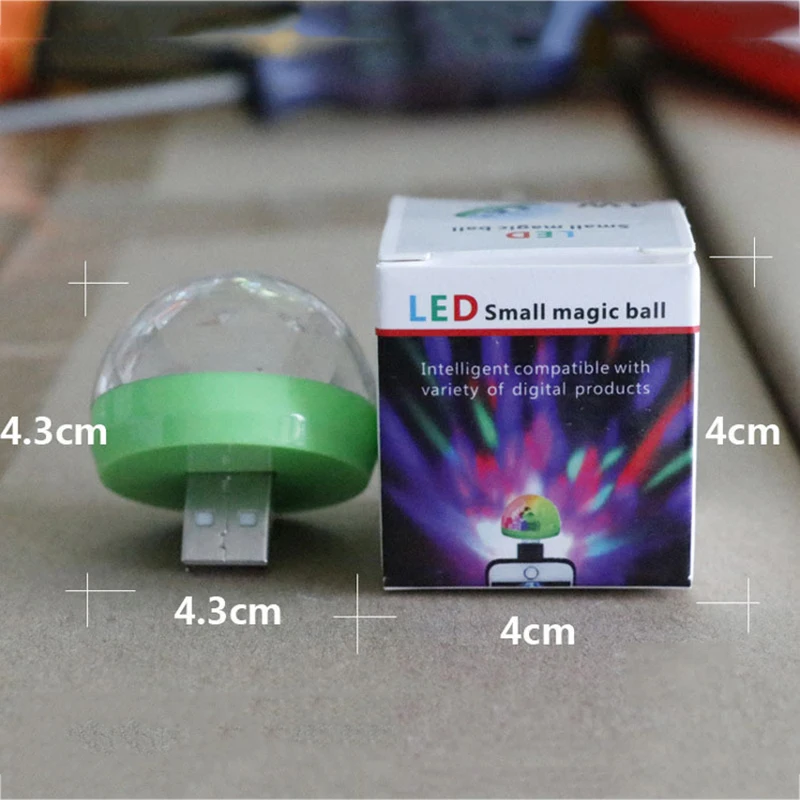Декоративная светодиодсветильник лампа для автомобиля RGB-лампа с USB-разъемом