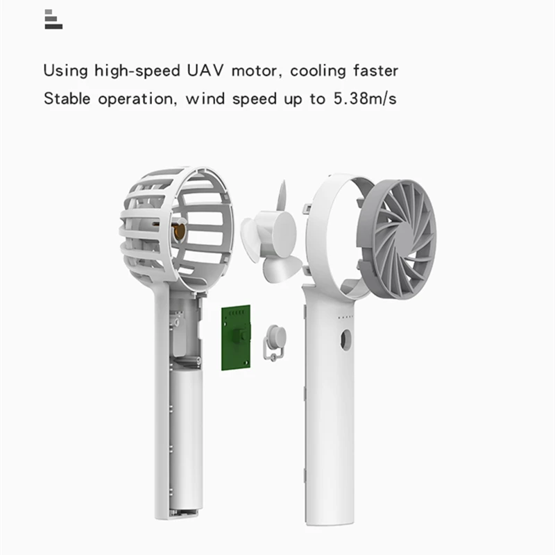 

Usb Mini Hand Rechargea Aromatherapy Mute Fan Electric Portable Desktop Small Fans Originality Household Electrical Appliances