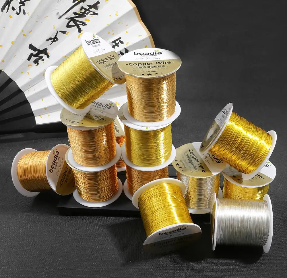 Проволока для бисероплетения медная проволока ювелирных изделий сделай сам