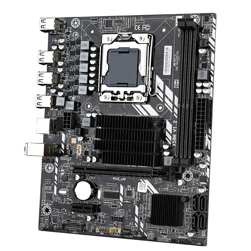 Материнская плата X58 LGA 1366 поддержка DDR3 ECC памяти RAM и процессора Intel Xeon ЦП |