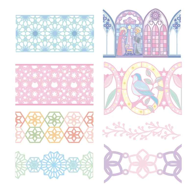 Декоративная кружевная лента Washi в стиле ретро стикер сделай сам для