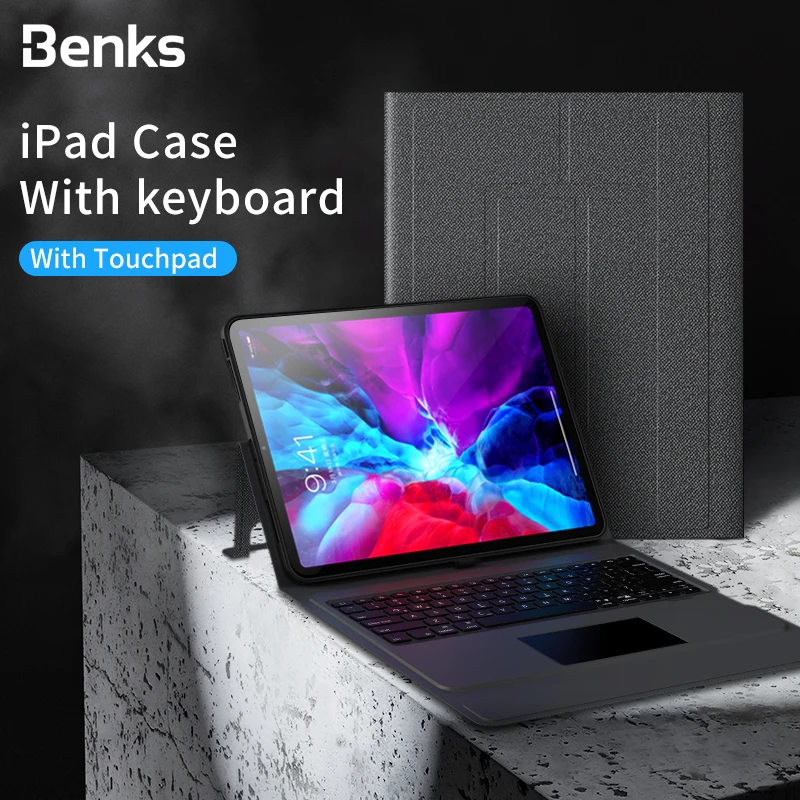 Benks          iPad 12, 9 11 2021 2020 2018 10, 5 10, 2 Bluetooth  