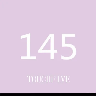 TOUCHFIVE 168 цветов одиночные художественные маркеры Кисть ручка эскиз на спиртовой основе маркеры двойная головка манга ручки для рисования товары для рукоделия - Цвет: 145-pale lavender