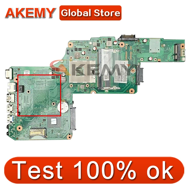 

AKEMY For Toshiba Satellite S855 C855 L855 Laptop Motherboard HM76 UMA DDR3 V000275410 DK10FG-6050A2491301-MB-A02