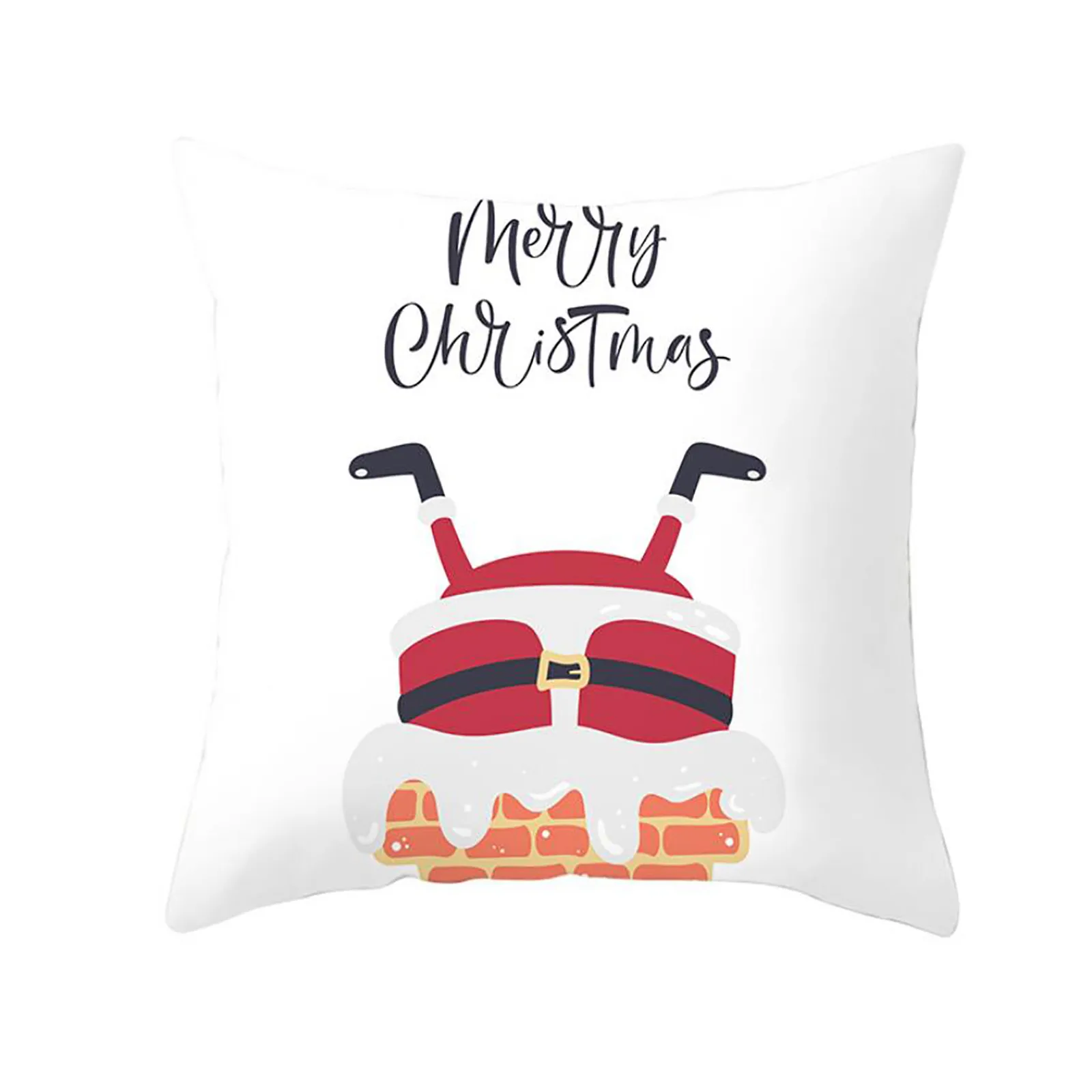 Рождественская елка с буквенным узором чехол для подушки из полиэстера