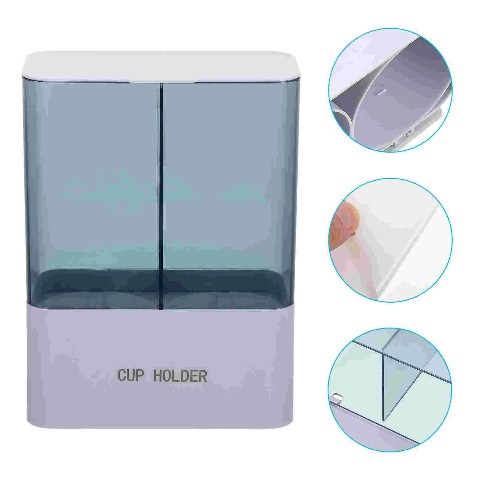 

1Pc Disposable Cup Dispenser Punch Paper Cup Hanger Wall-mounted Storage Box