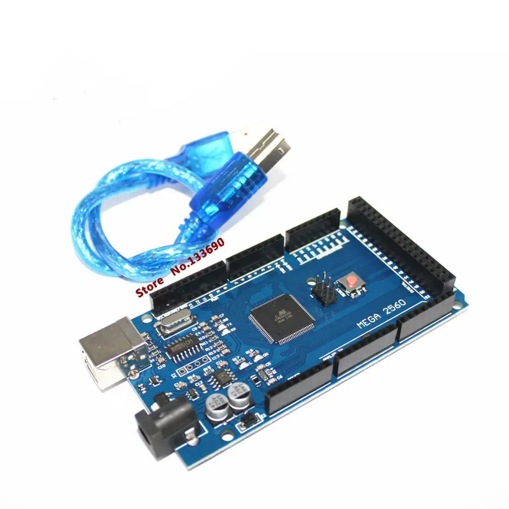 20 шт./лот Мега 2560 R3 Mega2560 REV3 ATmega2560 16AU развивать доска улучшенная версия с USB