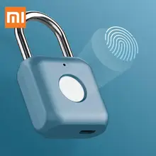 Xiaomi Youdian Smart Touch Fingerprint Door Lock USB Charging Keyless Anti Theft Padlock Mijia Travel Case Drawer Safety Lock