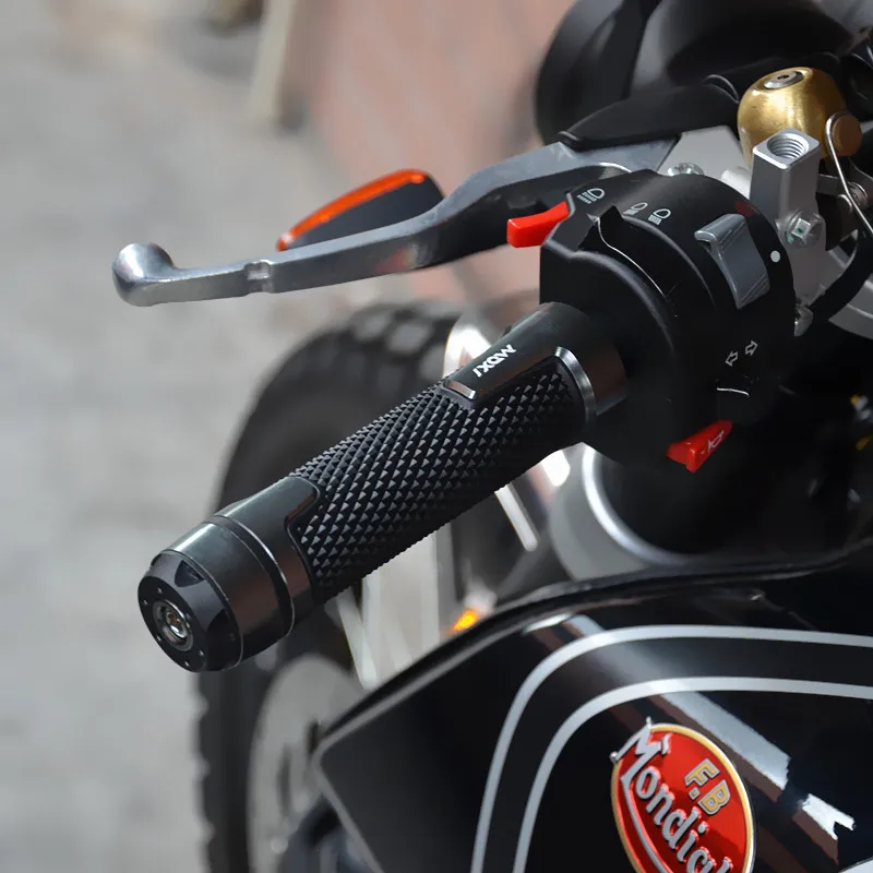 

7/8'' 22mm Motorcycle Handles Throttle Grip Aluminium Alloy Refitting Accessories Handles for Scooter Universal 7 colour