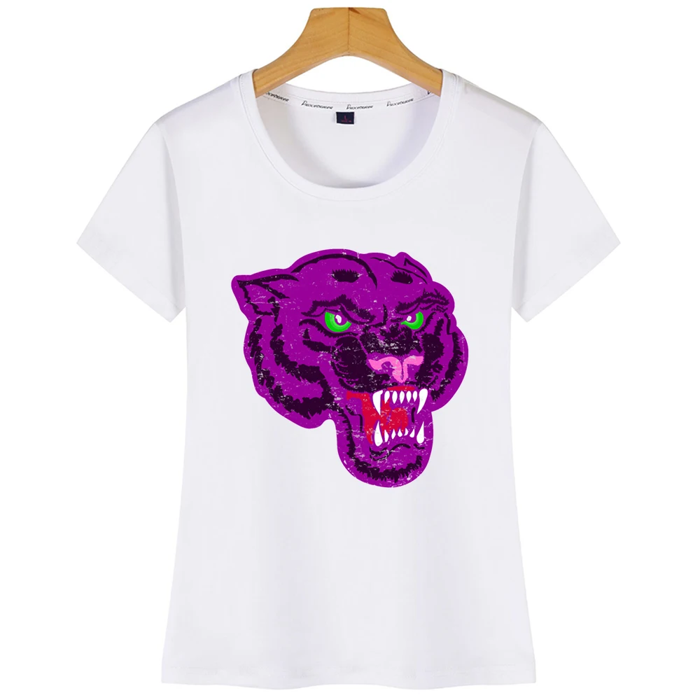 Топы Футболка женская розовая пантера хип хоп винтажная короткая футболка |
