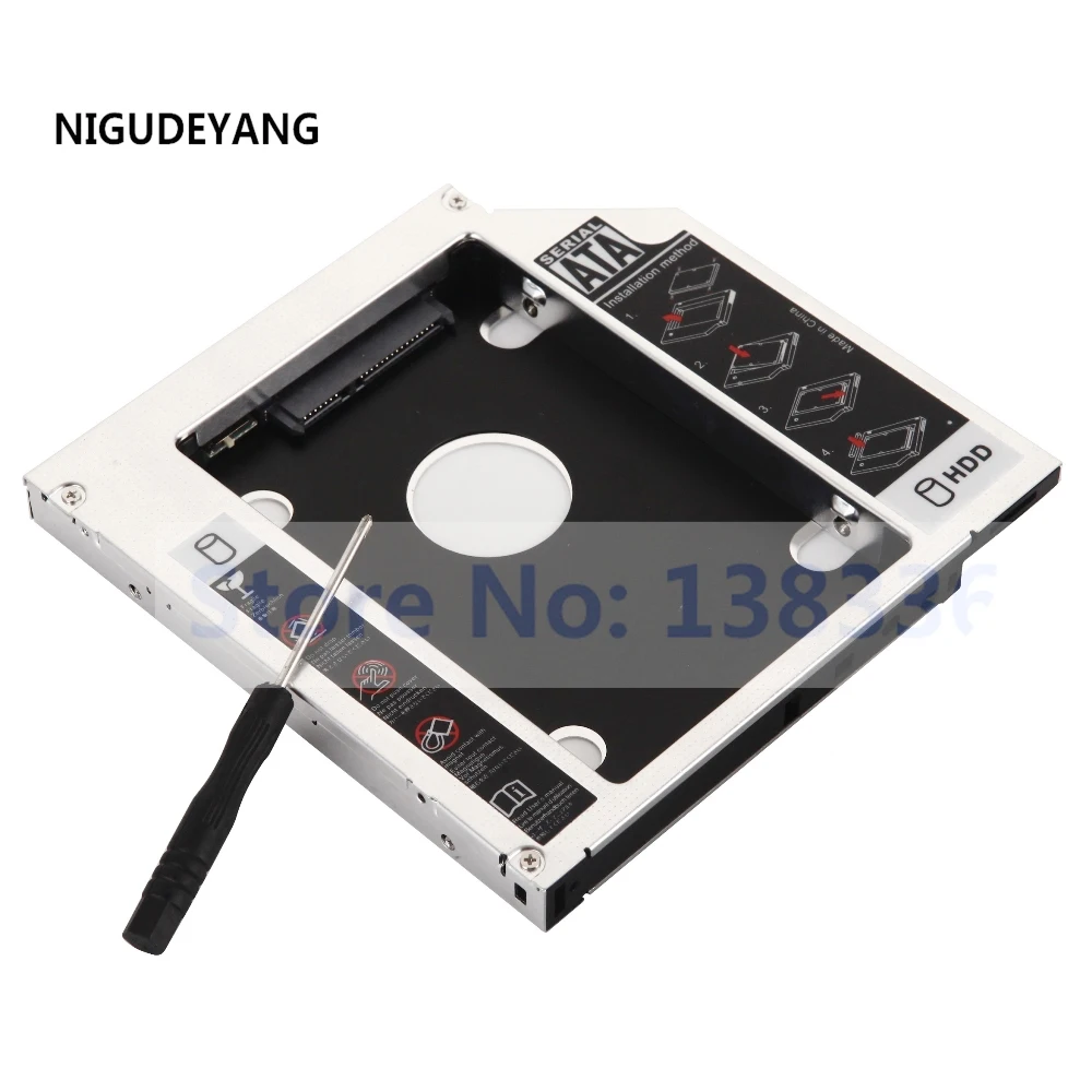NIGUDEYANG 2 й второй жесткий диск HDD SSD Оптический отсек Caddy для Asus N53 N53J N53JL N53JN N53JQ N53S N53SM