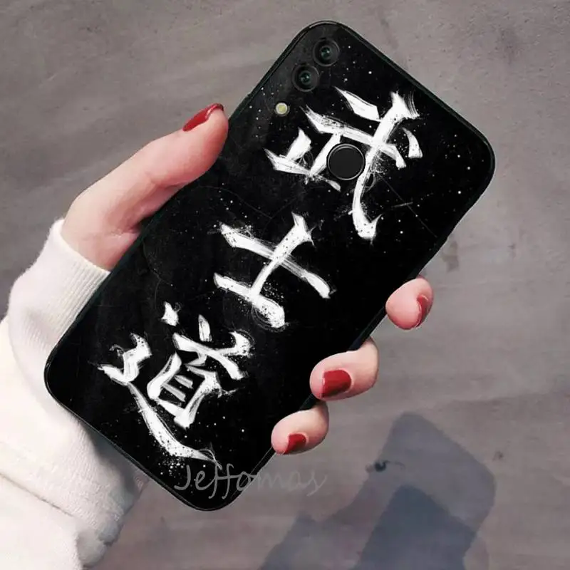 

Japanese Bushido Samurai Phone Case For Huawei honor Mate P 9 10 20 30 40 Pro 10i 7 8 a x Lite nova 5t