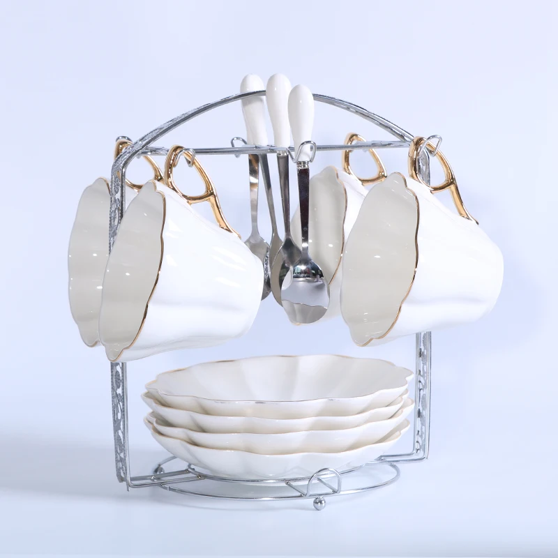 Керамическая чашка для кофе эспрессо и блюдце капучино дорожная чашки чая OO50BD |