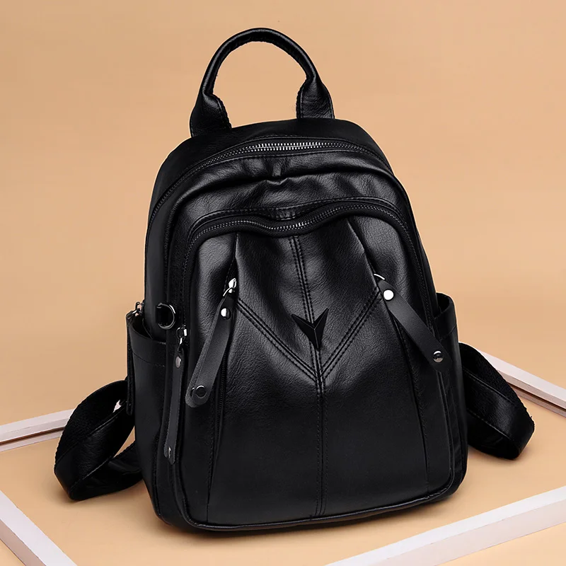 2019 Модный женский рюкзак высокое качество молодая кожа для девочек подростков