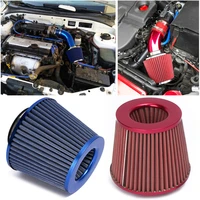 universal car air filters performance high flow cold intake filter induction kit sport power mesh cone 76mm