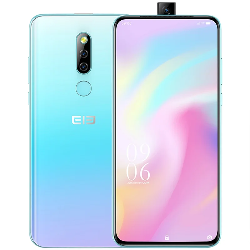 Elephone PX 4G смартфон 6,5 дюймов FHD полноэкранный Восьмиядерный 4 Гб ОЗУ 64 Гб ПЗУ 16 МП всплывающая камера Android 9,0 type C мобильный телефон - Цвет: Crystal Cream