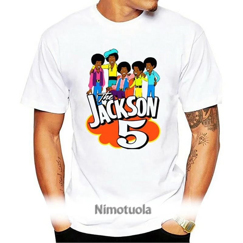 

The Jackson 5 Pop Band Men T-Shirt Black Cotton S-6XL