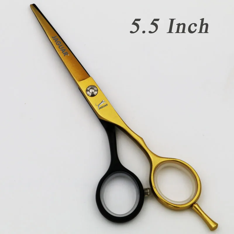 1 pcs 5,5/6 дюймов Профессиональные Парикмахерские ножницы набор резки/филировочные Парикмахерские ножницы Высокое качество индивидуальность золотой и черный - Цвет: 1 pcs
