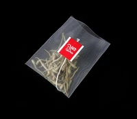 3000pcslot pyramid tea bag filters nylon teabag single string with label transparent empty tea bags wholesale
