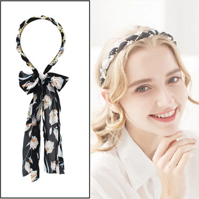 

Повязка на голову, лента, элегантный и шикарный Сказочный головной убор, аксессуары для волос