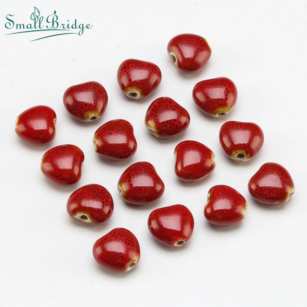 Стеклянные керамические бусины с большим отверстием 14 мм|Бусины| |