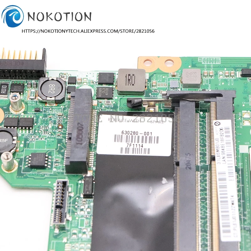 Материнская плата NOKOTION для ноутбука HP Pavilion DV6 DV6-3100 630280-001 DALX6MB6H1 материнская HM55 DDR3
