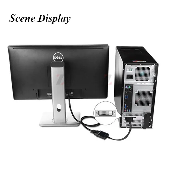 Адаптер для кабеля-конвертера DVI 24 + 1 25 Pin штекер-VGA гнездо 1080P 100 шт. | Электроника