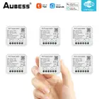 AUBESS WiFi мини смарт-светильник 12 Gang релейный модуль Smart Home Smart LifeTuya APP дистанционное управление работает с Alexa Google Home