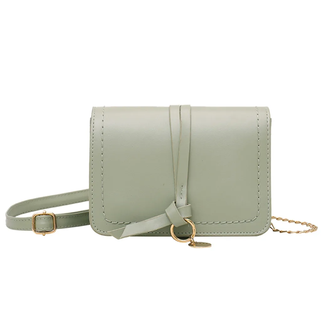 Женская Роскошная сумка-мессенджер из натуральной кожи 2019 однотонная кожаная