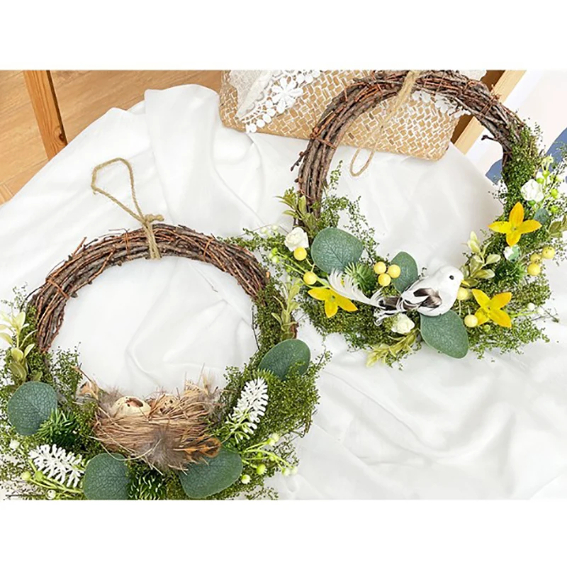Лидер продаж весенний венок с птицами подвесной праздничное украшение для дома 1