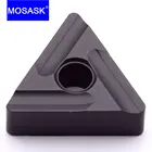 MOSASK 10 шт. TNMG 160404 08 ZC35 токарный станок с ЧПУ, режущие инструменты, обрабатывающая машинка, токарные вставки из карбида вольфрама