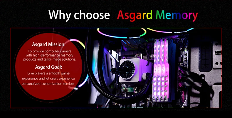 Asgard AZAZEL серия RGB ram 8 ГБ 2X8 Гб 16 Гб DDR4 3200 МГц 1,35 в ram для настольных игр с высокой скоростью и высокой производительностью