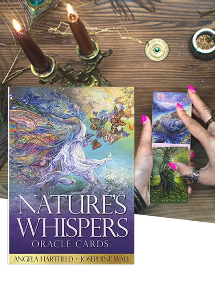 Оригинальный шепот Nature's Whispers карты с полным английским языком Таро игра