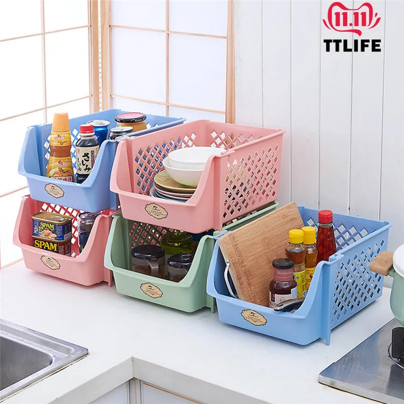 Многофункциональная стойка для хранения TTLIFE кухонная корзина овощей коробка