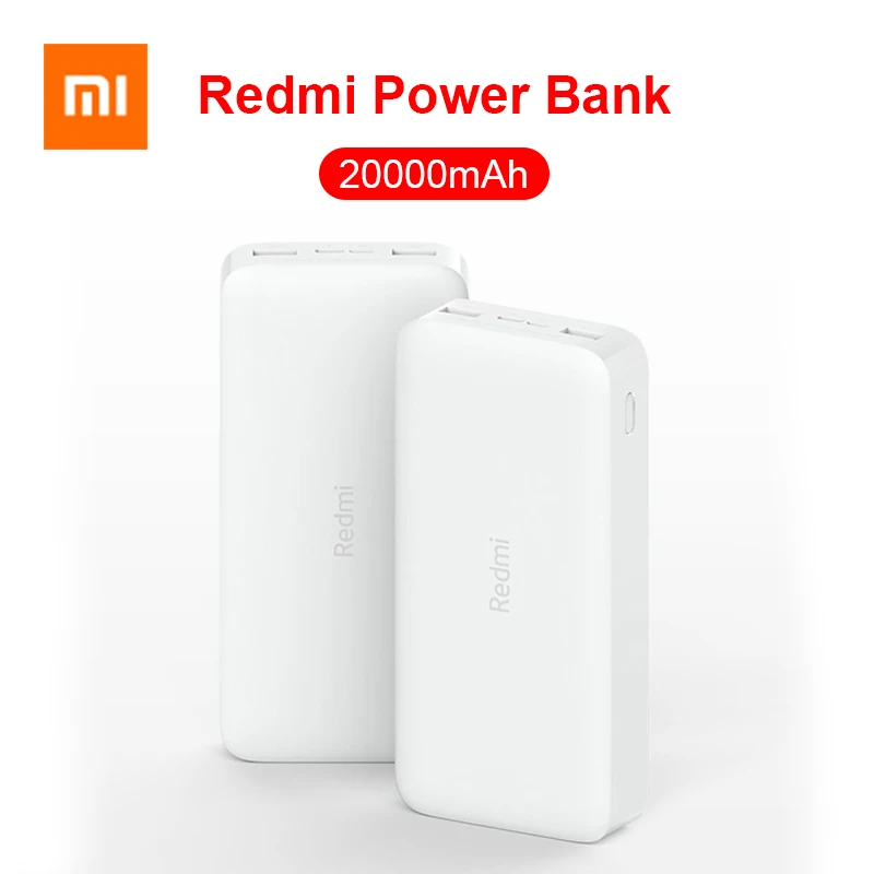 Оригинальный внешний аккумулятор Xiaomi Redmi 20000 мАч двусторонний 18 Вт Быстрая