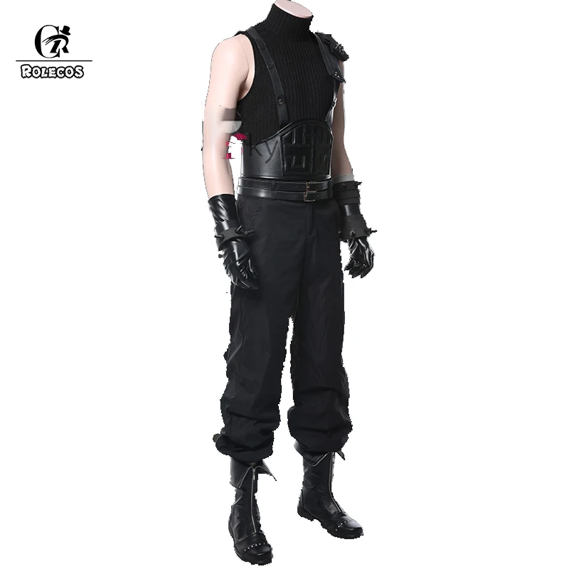 ROLECOS игра Final Fantasy VII Cloud Strife костюм FF Косплей униформа наряд Взрослый Хэллоуин