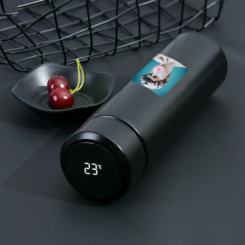 Термос David 500 мл с дисплеем температуры из нержавеющей стали|Вакуумные фляги и