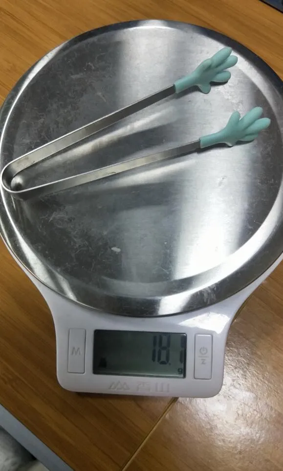 

Kitchen Tongs Mini Stainless Steel Tongs With Hand-shaped Silicone Head Non-Slip Bread Tong Kitchen Tools BBQ Accessories