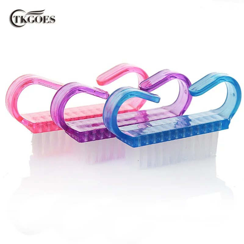 Новинка 3 шт./лот инструмент для очистки пилка маленький рожок пластиковая щетка