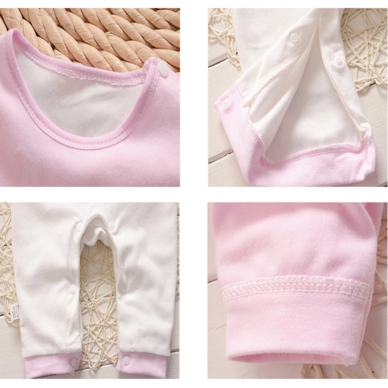 Комбинезоны для новорожденных унисекс осенние детские комбинезоны с длинным