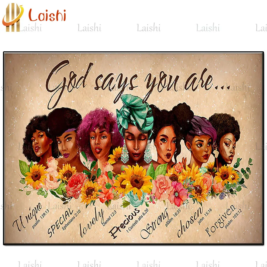 

Полноформатная круглая алмазная живопись с Африканской девушкой, алмазная вышивка 5D стразы, мозаика, инкрустированная алмазами, украшение для дома