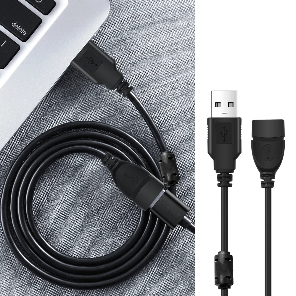 3 м USB 2 0 Удлинительный кабель для передачи данных штекер-гнездо удлинитель кабеля