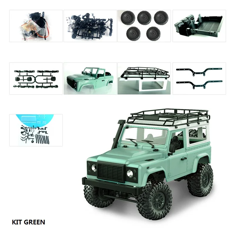MN90 DIY 1:12 Радиоуправляемый гусеничный Автомобиль 2 4G 4WD не пульт дистанционного