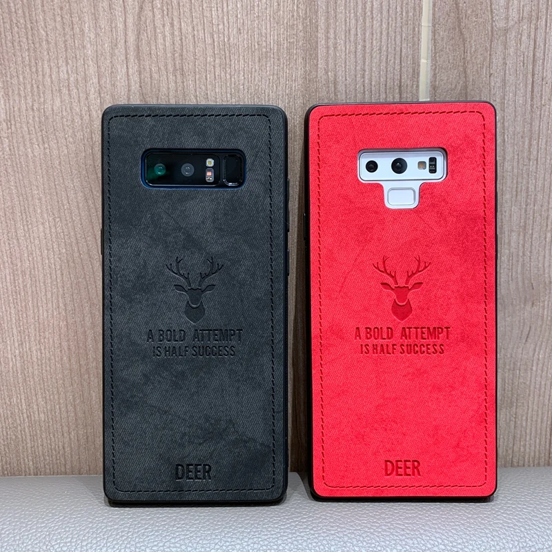 Для samsung Galaxy S10 плюс S10e M10 M20 M30 A10 A20 A30 A50 A40 A70 ткань 3D принт с оленем однотонный