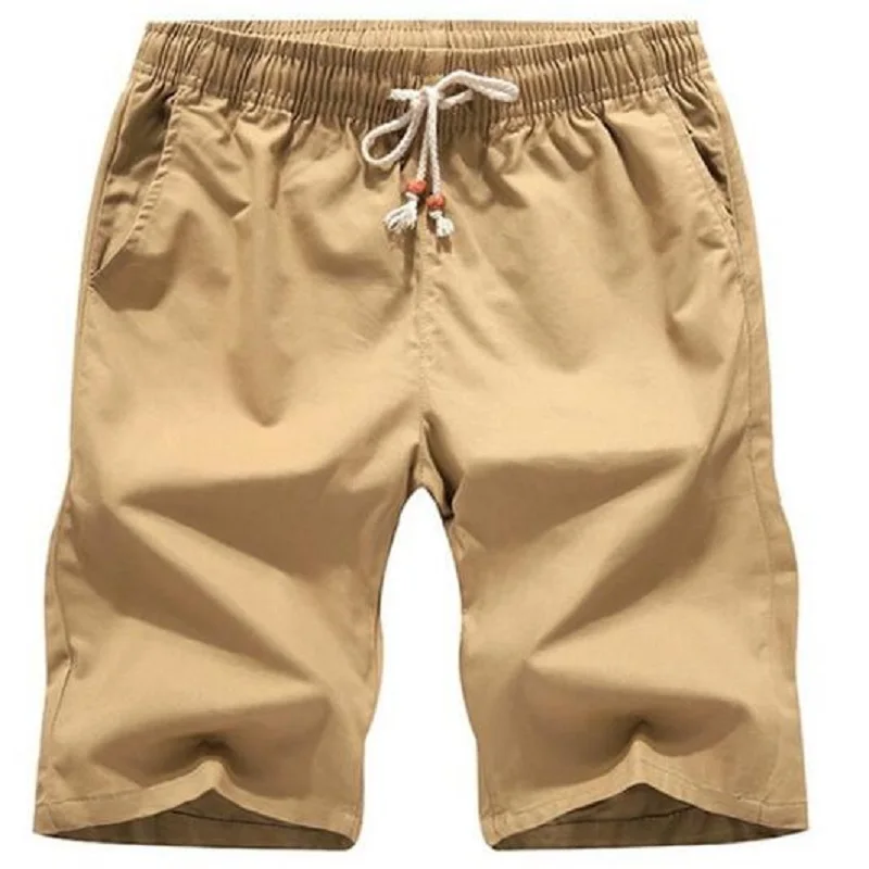 

Hot 2021 Newest Summer Casual Shorts Men's Cotton Fashion Style Man Home Shorts Asian Size Men Male With Pocket